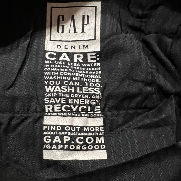 TF15450 **GAP** MID RISE SKINNY FIT WOMENS JEANS sz18/34R BLACK - Picture 10 of 12